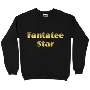 Fantatee Star Sweatshirt - Black