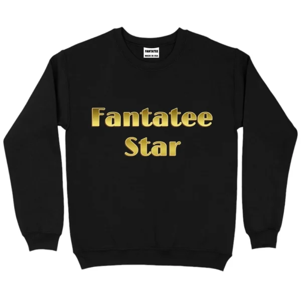 Fantatee Star Sweatshirt - Black