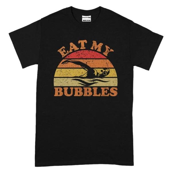Eat My Bubbles Swim TShirt - Black