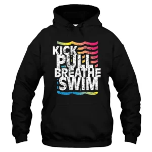 Kick Pull Breathe Swim Hoodie - Black