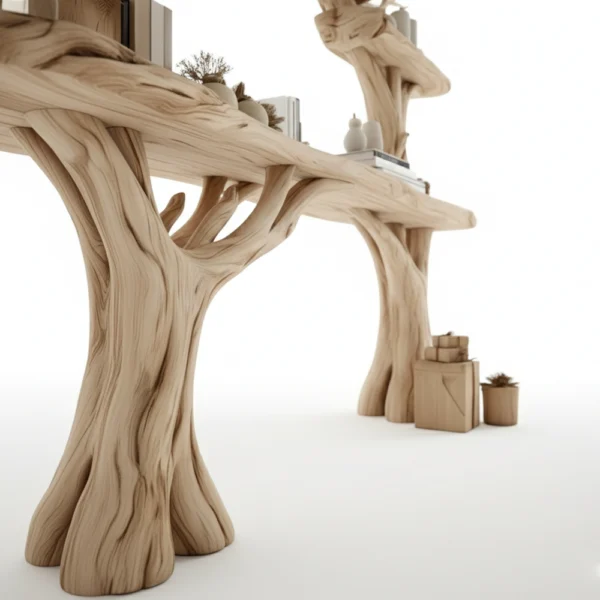 Tree Branch Console Table - Nature-Inspired Entryway Elegance