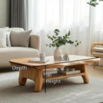 Handcrafted Live-Edge Solid Wood Coffee Table - Your Unique Statement Piece