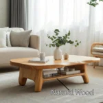 Handcrafted Live-Edge Solid Wood Coffee Table - Your Unique Statement Piece