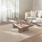 The Organic Slab Live Edge Coffee Table – A Natural Masterpiece