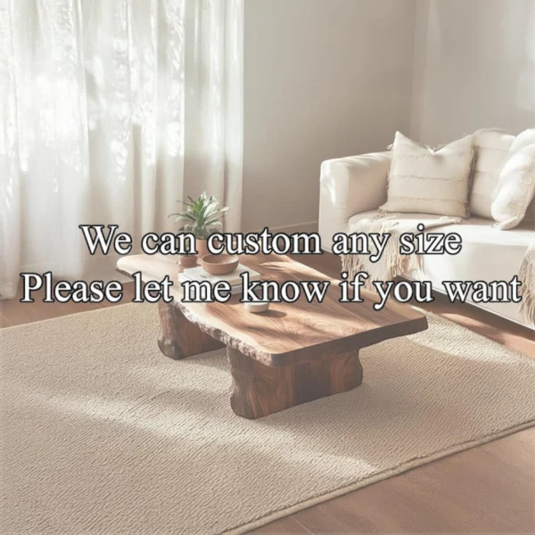 The Organic Slab Live Edge Coffee Table – A Natural Masterpiece