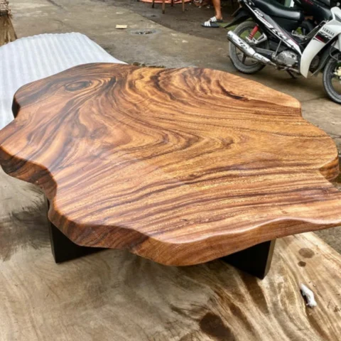 The Sculptural Organic Coffee Table with Integrated Storage2