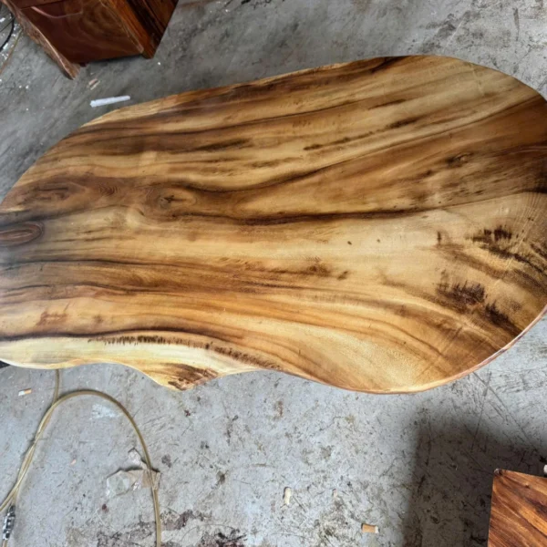 Exquisite Sculptural Solid Wood Coffee Table