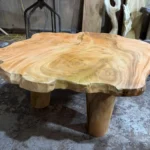 Handcrafted Solid Wood Coffee Table – Farmhouse Style for Unique Interiors