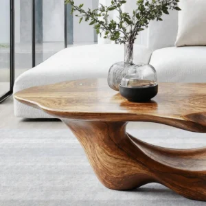 Vintage Coffee Table – Handcrafted Solid Wood2