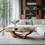 Vintage Coffee Table - Handcrafted Solid Wood